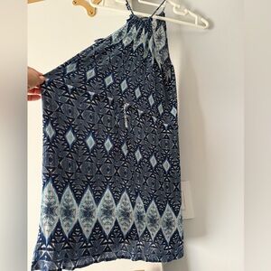 Navy and Blue Patterned SunDress
